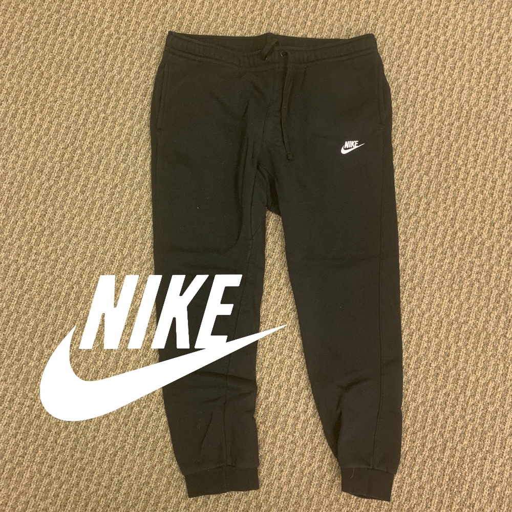 Nike Fleece Joggers - Black - Men’s XL